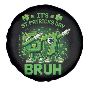 Its St Patricks Day 67 Bruh Spare Tire Cover Funny Shamrock Six Seven 6 7 Meme Gen Alpha TS10 Print Your Wear