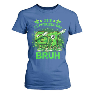 Its St Patricks Day 67 Bruh T Shirt For Women Funny Shamrock Six Seven 6 7 Meme Gen Alpha TS10 Royal Blue Print Your Wear