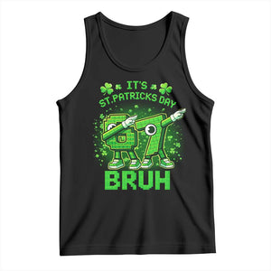 Its St Patricks Day 67 Bruh Tank Top Funny Shamrock Six Seven 6 7 Meme Gen Alpha TS10 Black Print Your Wear