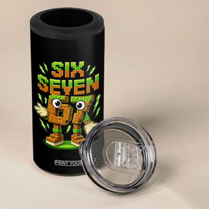Six Seven Brainrot Italian Funny 67 Kids Gaming Meme 4 in 1 Can Cooler Tumbler TS10 Print Your Wear