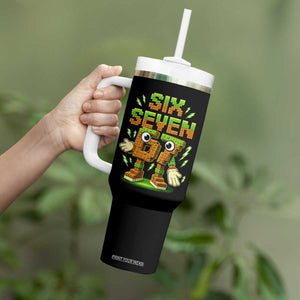 Six Seven Brainrot Italian Funny 67 Kids Gaming Meme Tumbler With Handle TS10 Print Your Wear