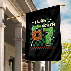 I Was 6 Now Im 7 Garden Flag Funny Six Seven 7th Birthday 67 Gaming Meme TS10 Print Your Wear