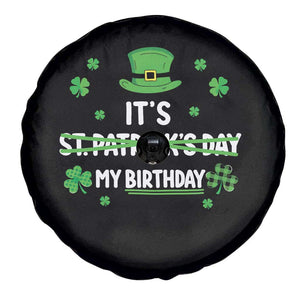 Funny Birthday St Patricks Day Spare Tire Cover Funny Shamrock Born Lucky Irish Bday TS10 Print Your Wear