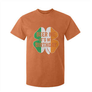 Funny Birthday St Patricks Day T Shirt For Kid Beer Me Its My Birthday Ireland Irish Shamrock TS10 Orange Print Your Wear