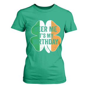 Funny Birthday St Patricks Day T Shirt For Women Beer Me Its My Birthday Ireland Irish Shamrock TS10 Irish Green Print Your Wear