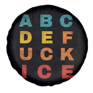 Fck Ice Spare Tire Cover Retro Protest Chinga La Migra Subtle FDT TS10 Print Your Wear