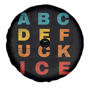 Fck Ice Spare Tire Cover Retro Protest Chinga La Migra Subtle FDT TS10 Print Your Wear