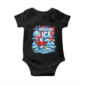 Abolish Ice Baby Onesie Subtle FDT Penguin Slush Drink Funny Summer Chill Mode TS10 Black Print Your Wear
