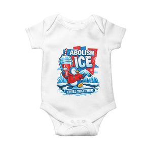 Abolish Ice Baby Onesie Subtle FDT Penguin Slush Drink Funny Summer Chill Mode TS10 White Print Your Wear