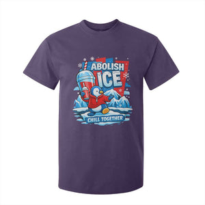 Abolish Ice T Shirt For Kid Subtle FDT Penguin Slush Drink Funny Summer Chill Mode TS10 Purple Print Your Wear