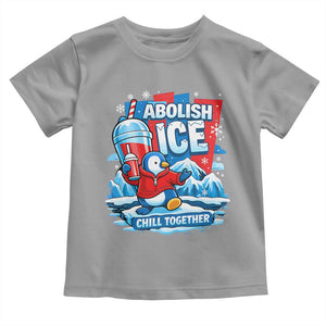 Abolish Ice Toddler T Shirt Subtle FDT Penguin Slush Drink Funny Summer Chill Mode TS10 Sport Gray Print Your Wear