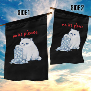 Abolish Ice Protest Garden Flag Subtle FDT Cat Meme No Ice Please TS10 Print Your Wear