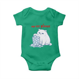 Abolish Ice Protest Baby Onesie Subtle FDT Cat Meme No Ice Please TS10 Irish Green Print Your Wear