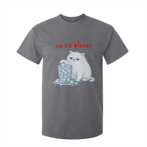 Abolish Ice Protest T Shirt For Kid Subtle FDT Cat Meme No Ice Please TS10 Charcoal Print Your Wear