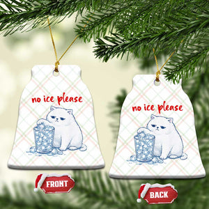 Abolish Ice Protest Ceramic Ornament Subtle FDT Cat Meme No Ice Please TS10 Print Your Wear