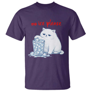 Abolish Ice Protest T Shirt Subtle FDT Cat Meme No Ice Please TS10 Purple Print Your Wear