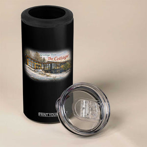 Coming To The Cottage 4 in 1 Can Cooler Tumbler Retro LGBT Romance Hockey Fan TS10 Print Your Wear