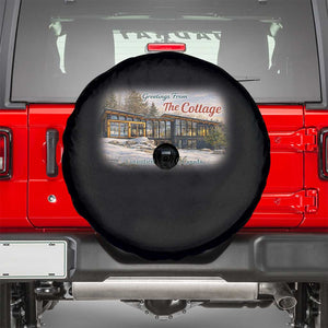 Coming To The Cottage Spare Tire Cover Retro LGBT Romance Hockey Fan TS10 Black Print Your Wear