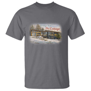 Coming To The Cottage T Shirt Retro LGBT Romance Hockey Fan TS10 Charcoal Print Your Wear