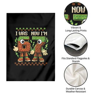 I Was 6 Now Im 7 7th Birthday 67 Meme Garden Flag Six Seven Checkered Kids Gaming Meme TS10 Print Your Wear