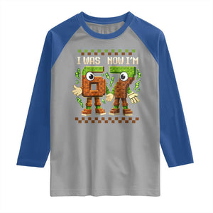 I Was 6 Now Im 7 7th Birthday 67 Meme Raglan Shirt Six Seven Checkered Kids Gaming Meme TS10 Sport Gray Royal Print Your Wear