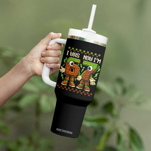 I Was 6 Now Im 7 7th Birthday 67 Meme Tumbler With Handle Six Seven Checkered Kids Gaming Meme TS10 Print Your Wear