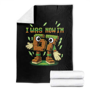 I Was 6 Now Im 7 7th Birthday 67 Meme Throw Blanket Funny 6 7 Birthday Six Seven Kids Gaming TS10 Black Print Your Wear
