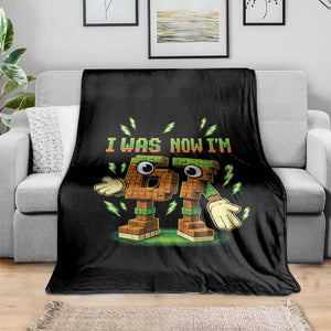 I Was 6 Now Im 7 7th Birthday 67 Meme Throw Blanket Funny 6 7 Birthday Six Seven Kids Gaming TS10 Print Your Wear