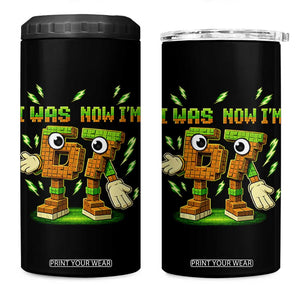 I Was 6 Now Im 7 7th Birthday 67 Meme 4 in 1 Can Cooler Tumbler Funny 6 7 Birthday Six Seven Kids Gaming TS10 One Size: 16 oz Black Print Your Wear