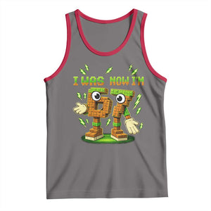I Was 6 Now Im 7 7th Birthday 67 Meme Tank Top Funny 6 7 Birthday Six Seven Kids Gaming TS10 Deep Heather Red Print Your Wear