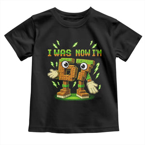 I Was 6 Now Im 7 7th Birthday 67 Meme Toddler T Shirt Funny 6 7 Birthday Six Seven Kids Gaming TS10 Black Print Your Wear