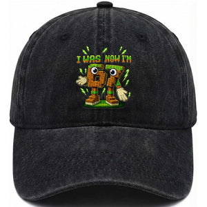 I Was 6 Now Im 7 7th Birthday 67 Meme Washed Cotton Baseball Cap Funny 6 7 Birthday Six Seven Kids Gaming