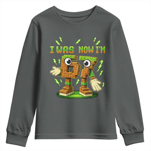 I Was 6 Now Im 7 7th Birthday 67 Meme Youth Sweatshirt Funny 6 7 Birthday Six Seven Kids Gaming TS10 Dark Heather Print Your Wear