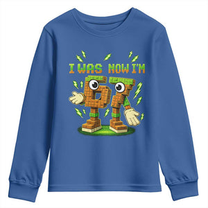 I Was 6 Now Im 7 7th Birthday 67 Meme Youth Sweatshirt Funny 6 7 Birthday Six Seven Kids Gaming TS10 Royal Blue Print Your Wear