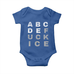 Fck Ice Baby Onesie Chinga La Migra Subtle FDT TS10 Royal Blue Print Your Wear