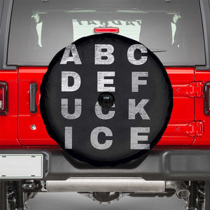 Fck Ice Spare Tire Cover Chinga La Migra Subtle FDT TS10 Black Print Your Wear