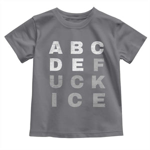 Fck Ice Toddler T Shirt Chinga La Migra Subtle FDT TS10 Charcoal Print Your Wear