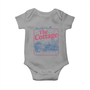 Team Hollanov Fan Baby Onesie Mentally Im At The Cottage LGBT Romance Hockey TS10 Sport Gray Print Your Wear