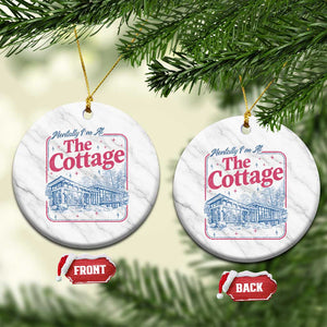 Team Hollanov Fan Ceramic Ornament Mentally Im At The Cottage LGBT Romance Hockey TS10 1pc White Marble Print Your Wear