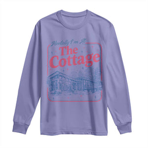 Team Hollanov Fan Long Sleeve Shirt Mentally Im At The Cottage LGBT Romance Hockey TS10 Violet Print Your Wear