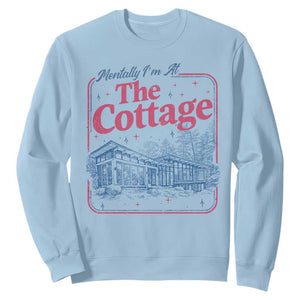 Team Hollanov Fan Sweatshirt Mentally Im At The Cottage LGBT Romance Hockey TS10 Light Blue Print Your Wear