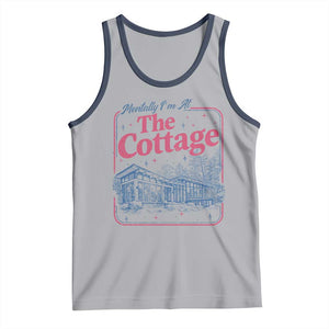Team Hollanov Fan Tank Top Mentally Im At The Cottage LGBT Romance Hockey TS10 Athletic Heather Navy Print Your Wear