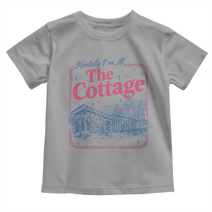 Team Hollanov Fan Toddler T Shirt Mentally Im At The Cottage LGBT Romance Hockey TS10 Sport Gray Print Your Wear