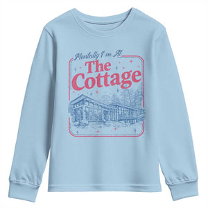 Team Hollanov Fan Youth Sweatshirt Mentally Im At The Cottage LGBT Romance Hockey TS10 Light Blue Print Your Wear
