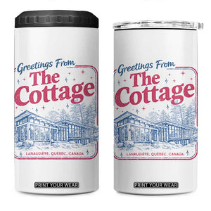 Coming To The Cottage 4 in 1 Can Cooler Tumbler LGBT Romance Hockey Fan TS10 One Size: 16 oz White Print Your Wear