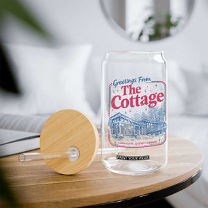 Coming To The Cottage Glass Can LGBT Romance Hockey Fan TS10 Print Your Wear
