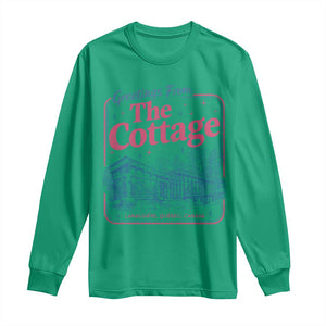 Coming To The Cottage Long Sleeve Shirt LGBT Romance Hockey Fan TS10 Irish Green Print Your Wear