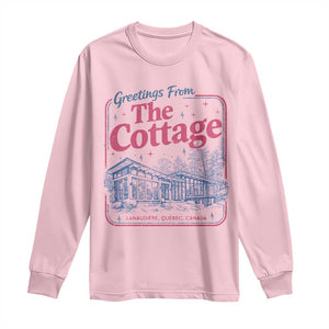 Coming To The Cottage Long Sleeve Shirt LGBT Romance Hockey Fan TS10 Light Pink Print Your Wear