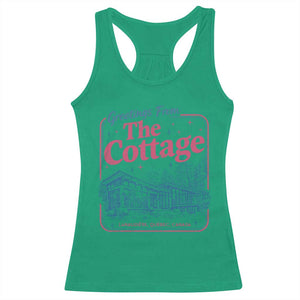 Coming To The Cottage Racerback Tank Top LGBT Romance Hockey Fan TS10 Irish Green Print Your Wear