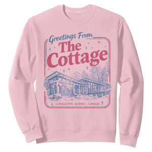 Coming To The Cottage Sweatshirt LGBT Romance Hockey Fan TS10 Light Pink Print Your Wear